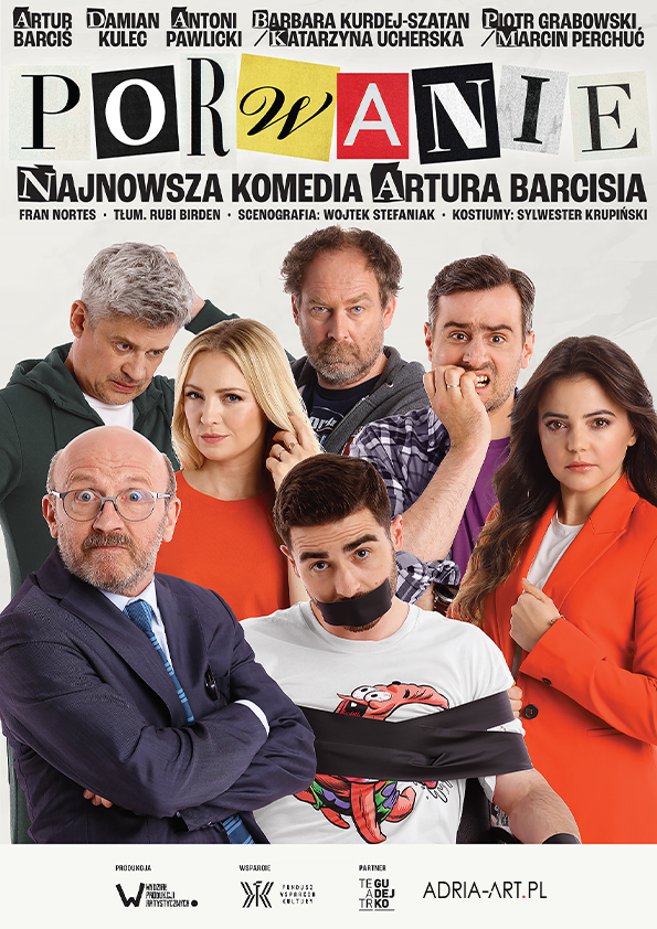 "Porwanie" - nowa komedia Artura Barcisia w głogowskim MOK-u
